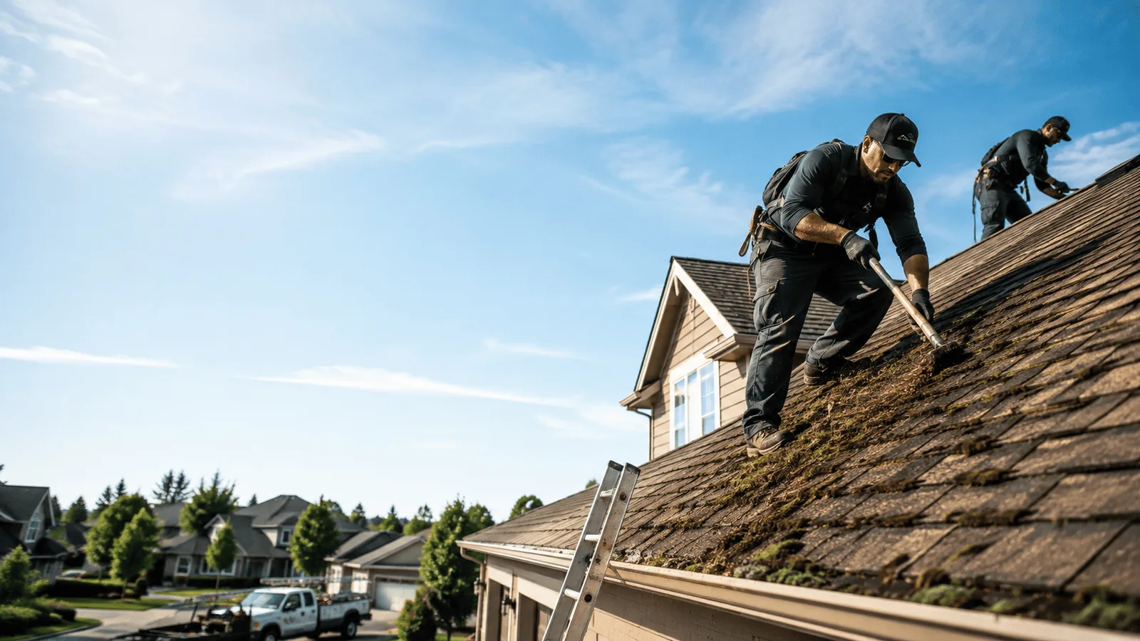 Roof Moss Removal in Rowland, PA near me